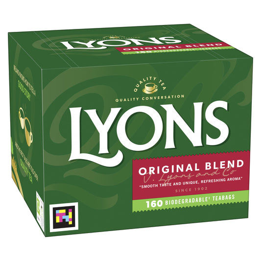 Lyons Original Blend Tea Bags 160 Pack (464g)