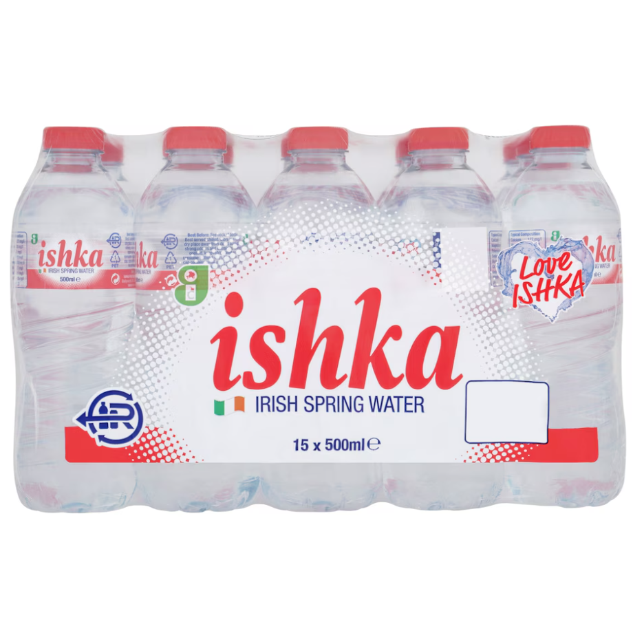 Ishka Irish Spring Water 15 x 500ml